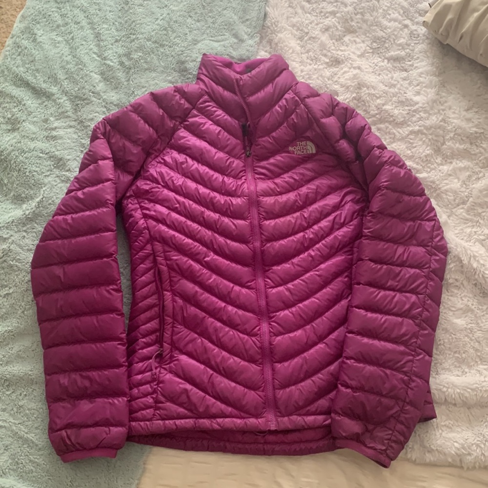 Magenta North Face jacket!